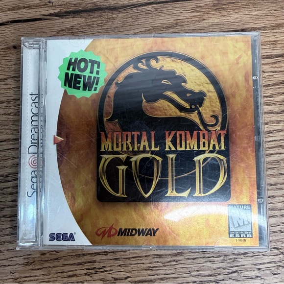 Mortal Kombat Gold (Sega Dreamcast 1999) Complete With Manual
